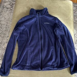 Columbia Deep Blue Full-Zip Fleece